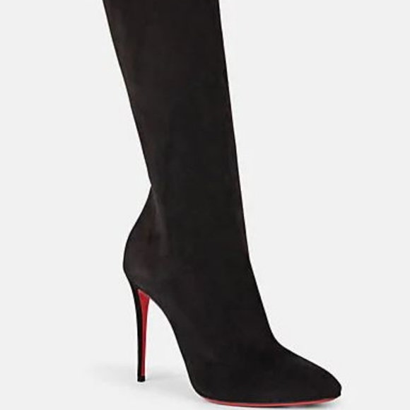 christian louboutin heel boots